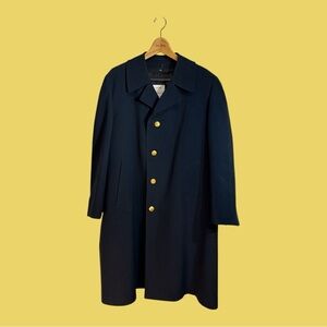 Vintage Men’s London Fog Maincoats Overcoat Zip Out Lining Trenchcoat Length 44R